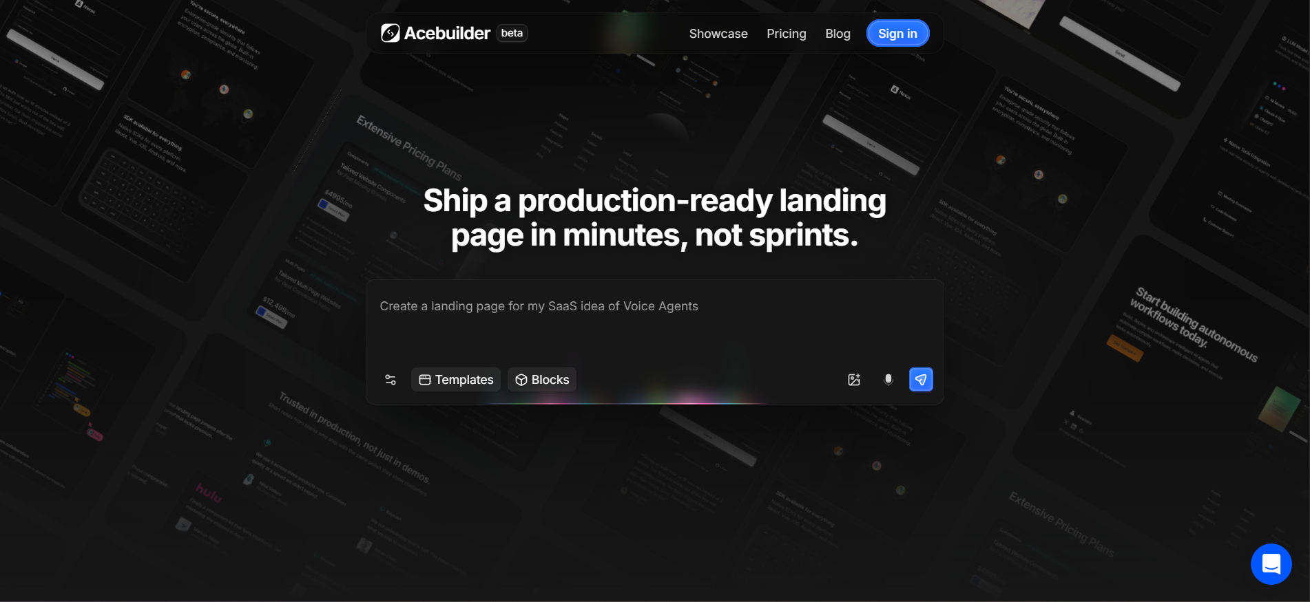 Acebuilder screenshot